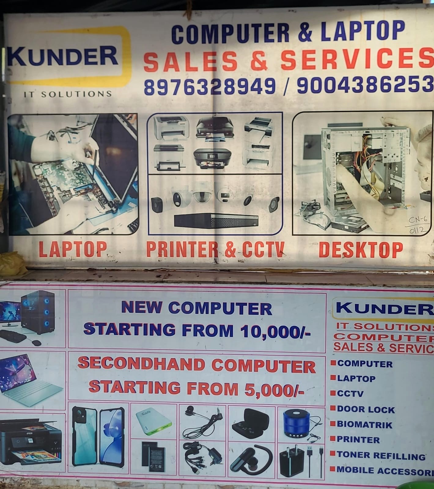 Kunder IT Solutions computer sales and service shop in Mulund